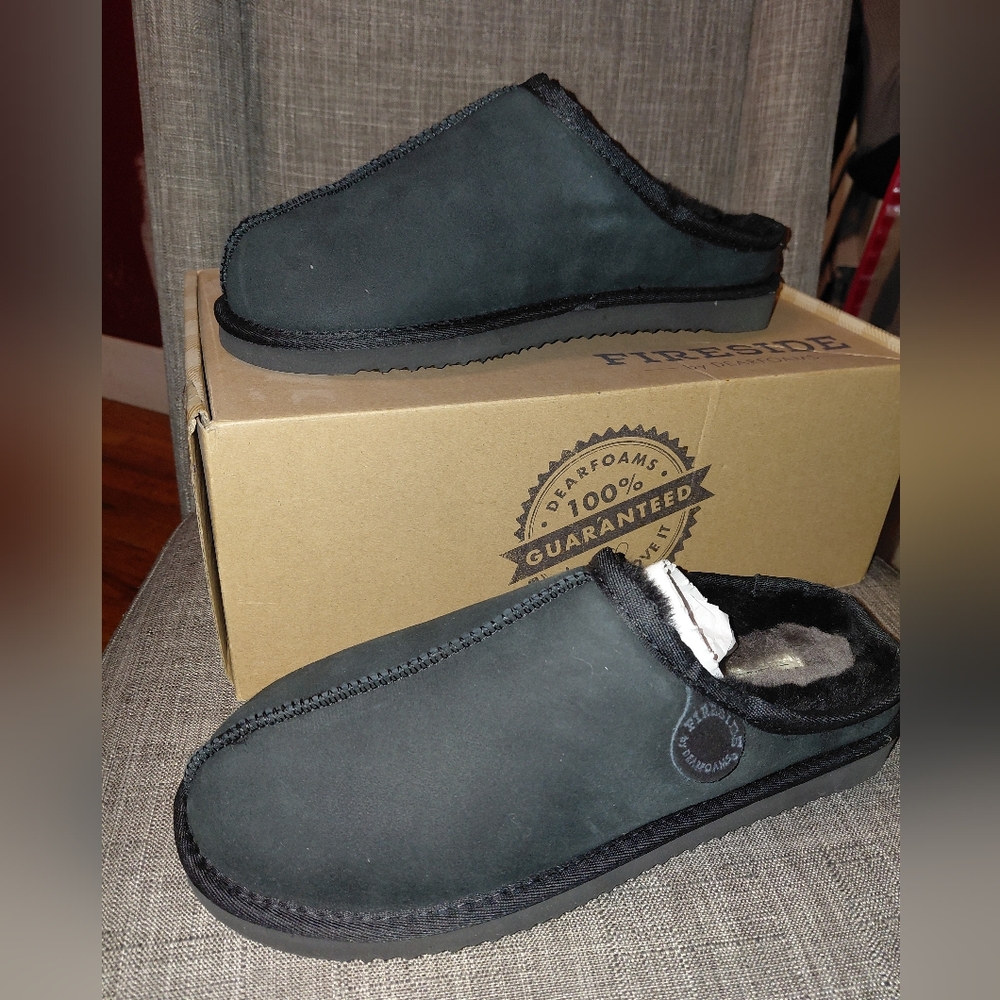 Dearfoam’s Men's Shearling Clog - Size 11 - Picture 4 of 9
